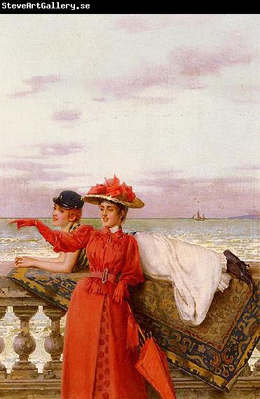 Vittorio Matteo Corcos Looking Out To Sea